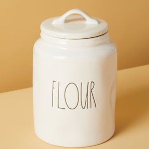 RAE DUNN 9in Flour Canister With Lid